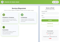PORTAL DE SERVIÇOS DIGITAIS DA CÂMARA